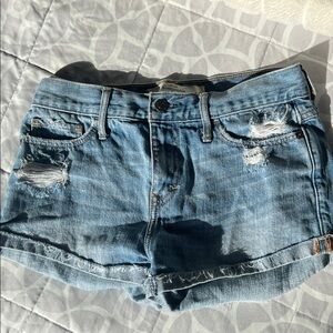 Abercrombie & Fitch Distressed Denim Women Shorts